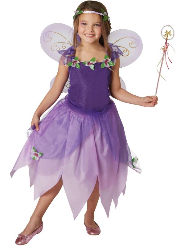 Paarse Fee Outfit Meisjes