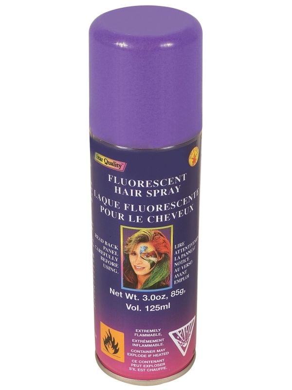 Paarse kleur haarspray main product photo