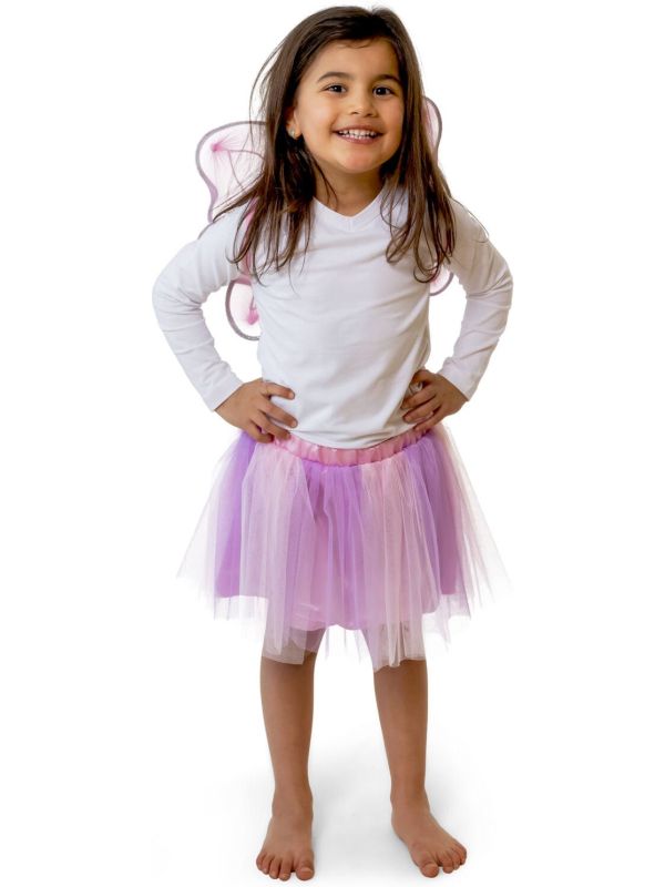 Paarse Rok Fee met Vleugels Meisjes