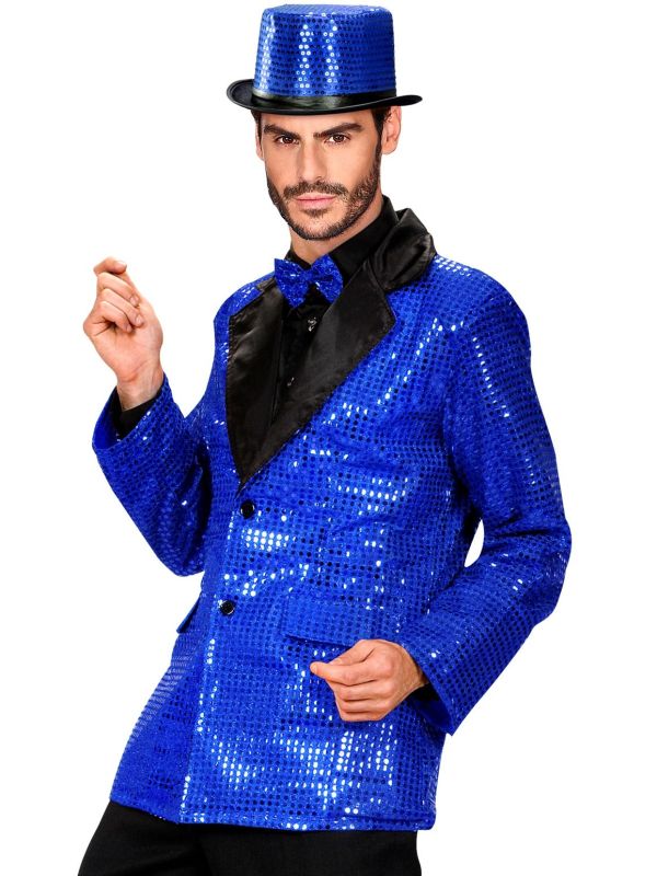 W WIDMANN MILANO Party Fashion - Paillettenjas, blazer, showman, disco fever, carnavalskostuums