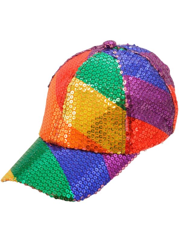 Pailletten Pet Regenboog Dames Mannen
