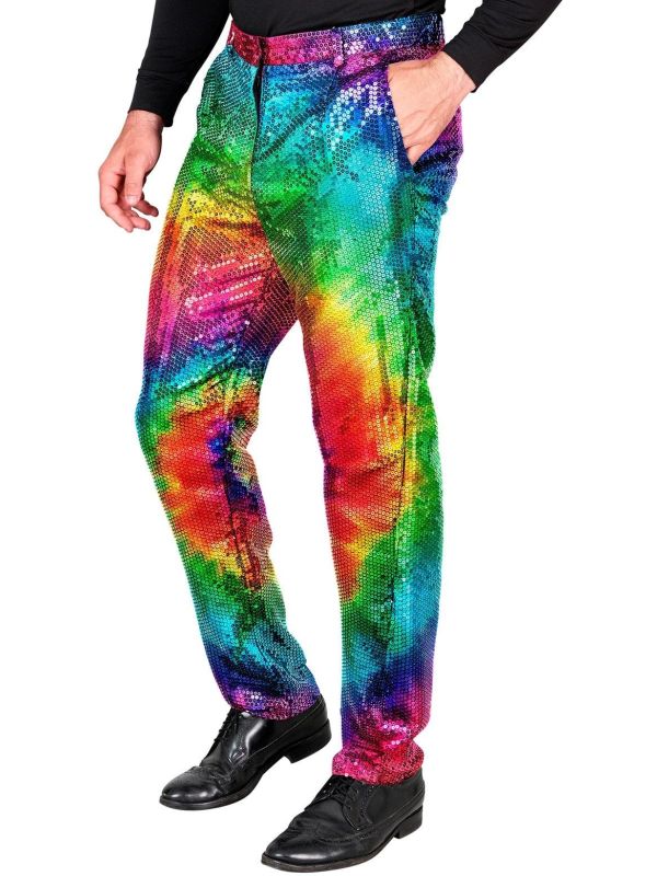 Paillettenbroek Regenboog Mannen
