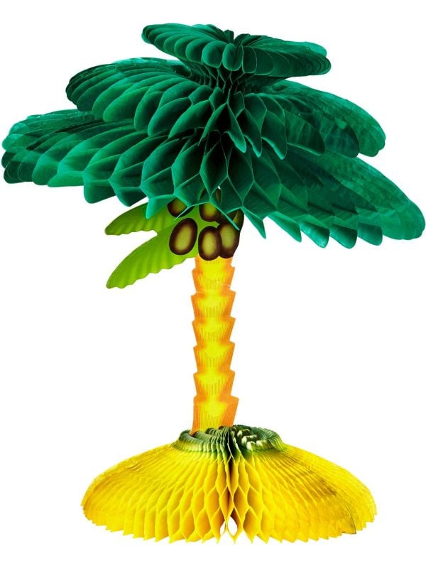 Palmboom honingraat decoratie