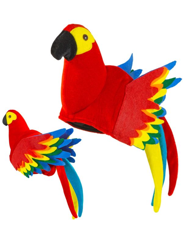 Papegaai Pet Rood Dames Mannen