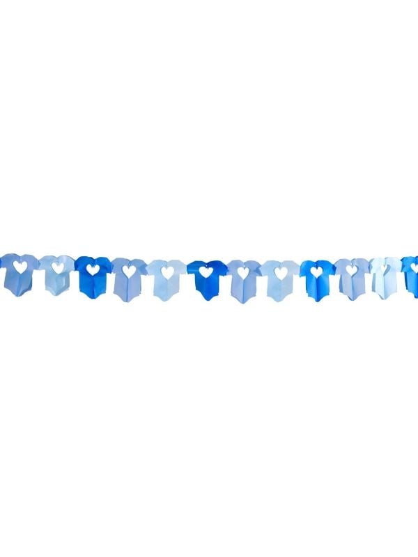 Papier slinger geboorte jongen romper 6 meter