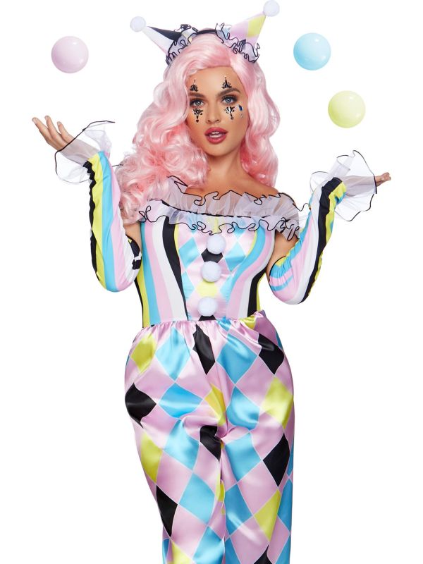 Parijs fantasy clown jumpsuit main product photo