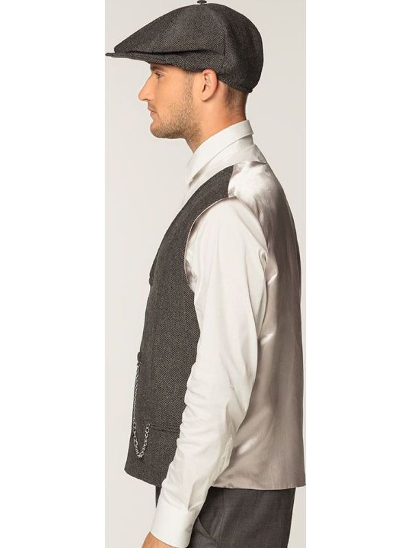 Peaky Blinders Set Deluxe Zwart incl. Zakhorloge