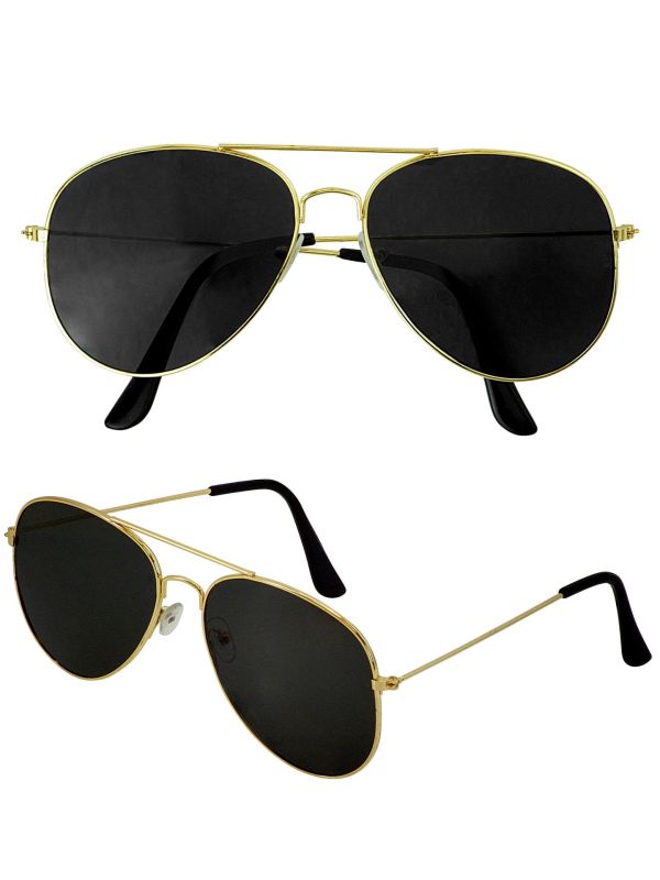 Piloten Zonnebril Zwart Dames Mannen