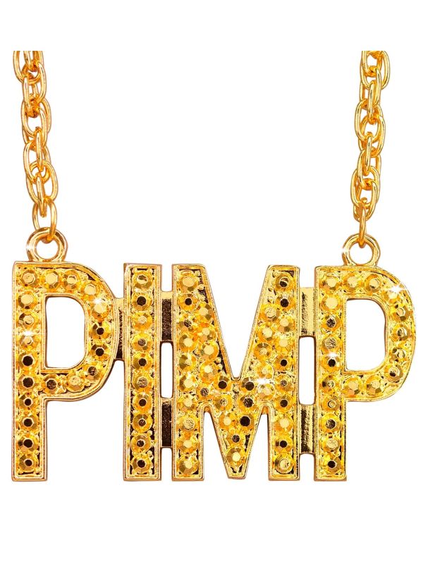 Pimp Gouden Feestketting