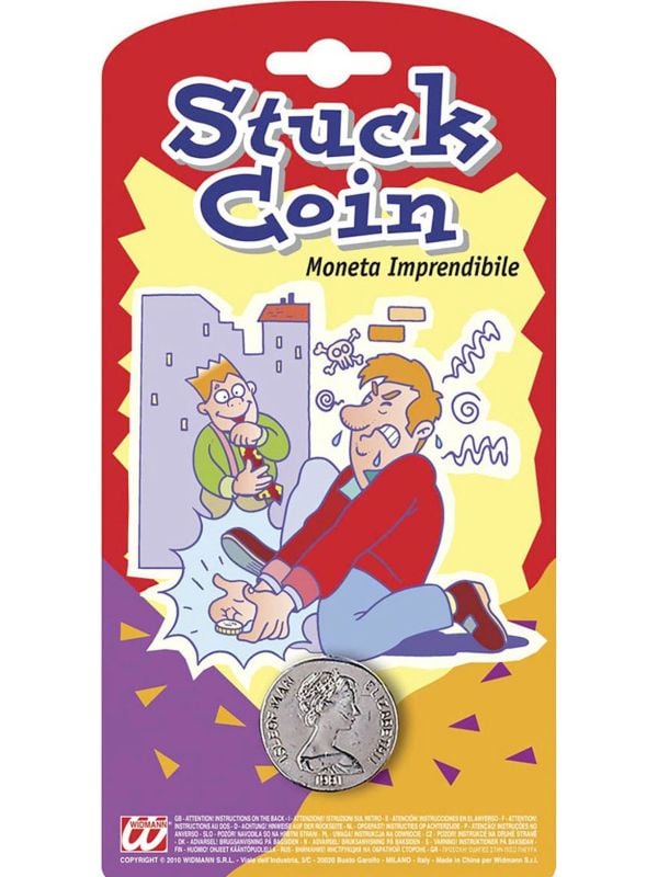Plakkend muntstuk