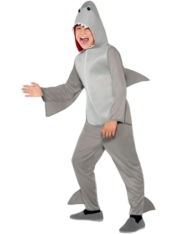 Pluche haaien kind onesie