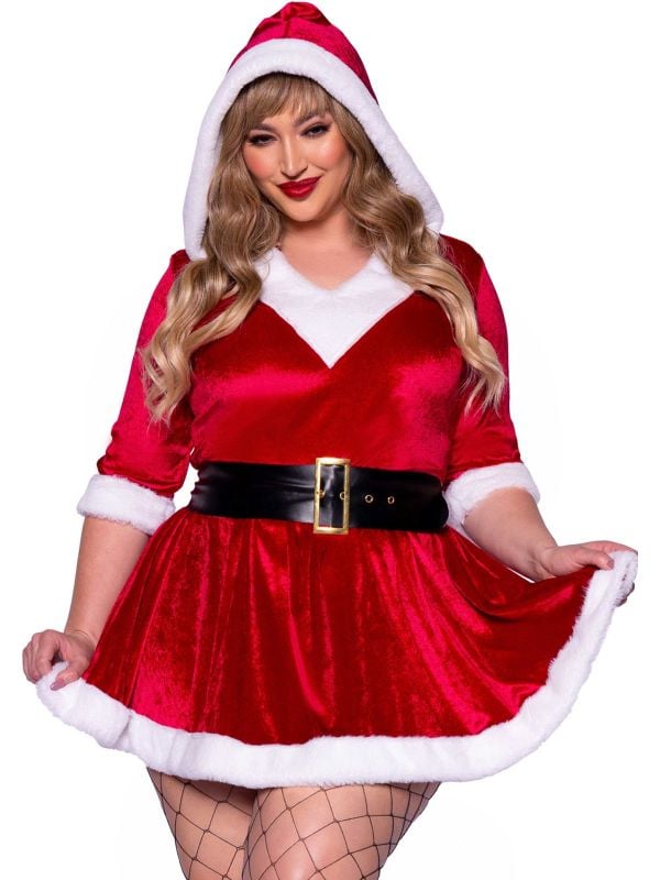 Plus size kerstjurkje