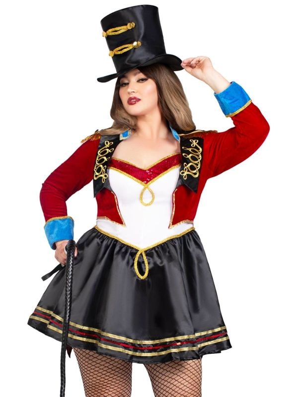 Plus Size Klassiek Circus Ringmeester Kostuumjurk