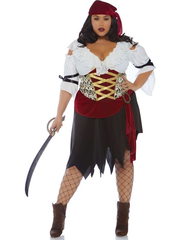 Plus size piraten outfit