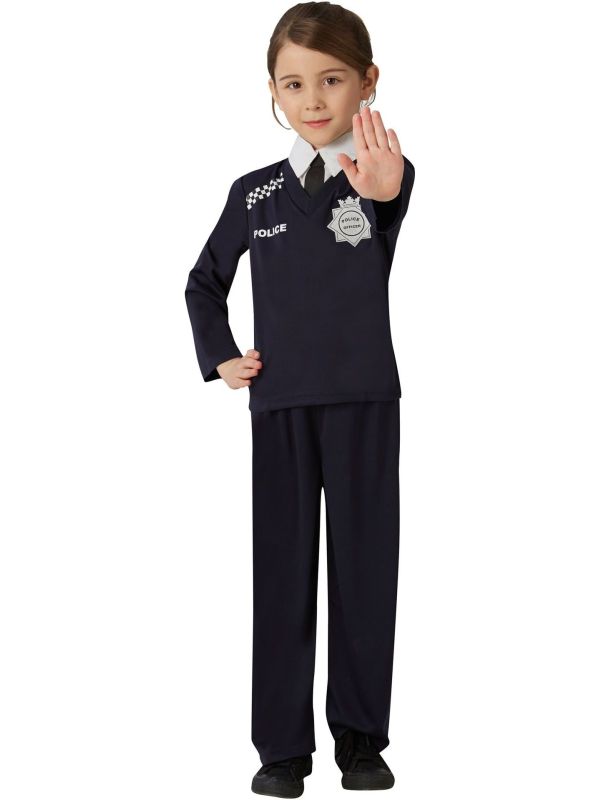 Police Officer Outfit Blauw Kinderen