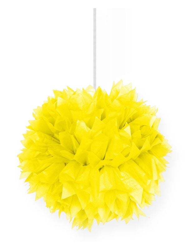Pompom hanger geel 30cm main product photo