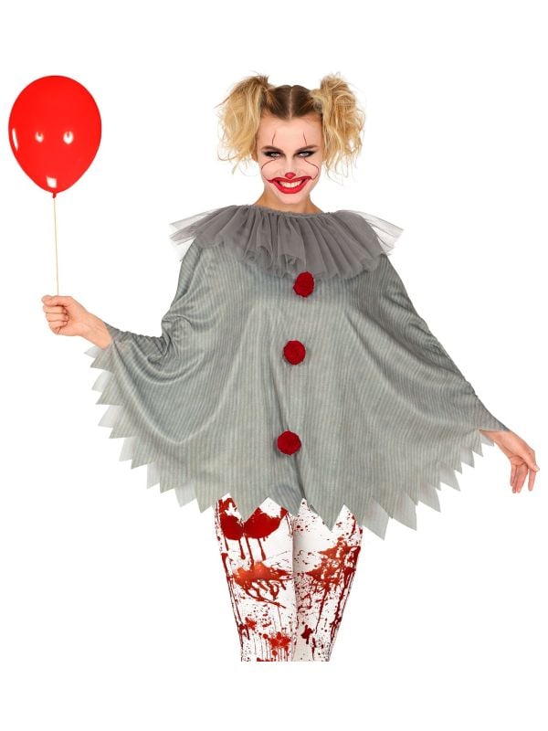 Poncho griezelige horror clown