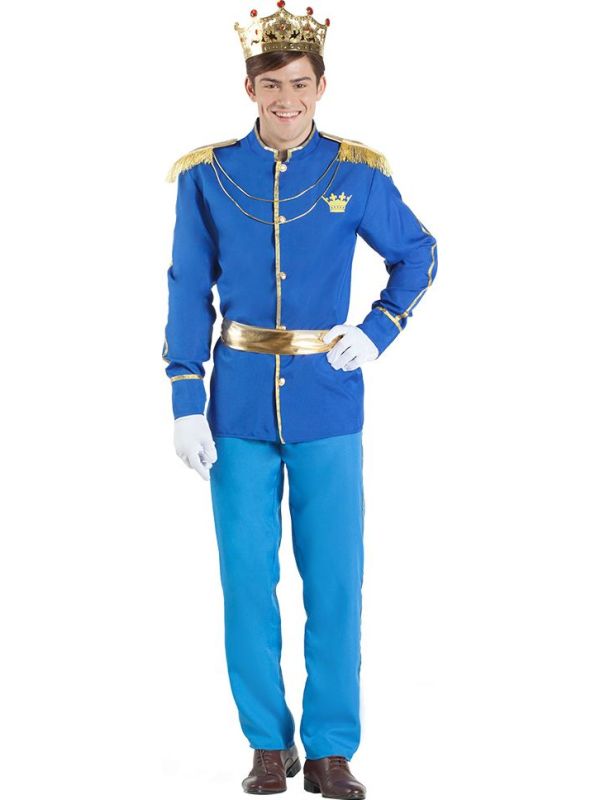 Prinsen Kostuum Blauw Heren main product photo