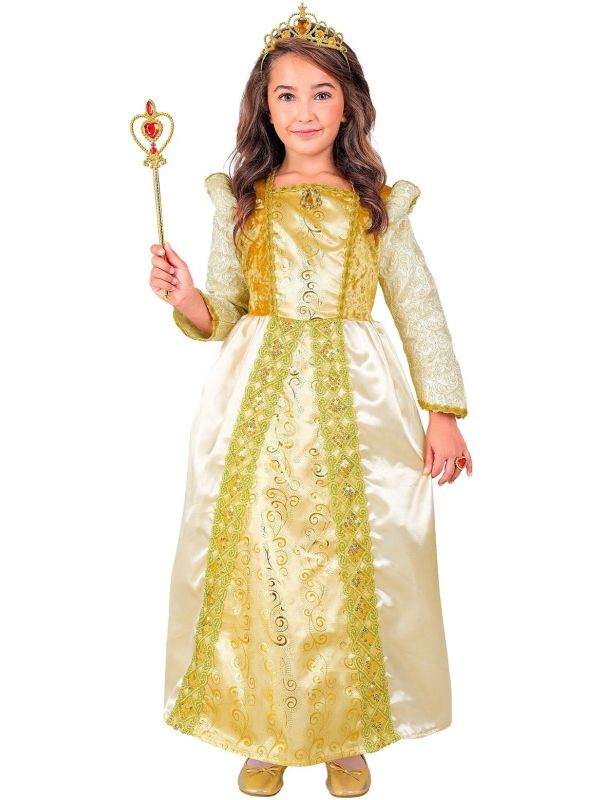 Prinses Jurk Middeleeuwen Goud Meisjes