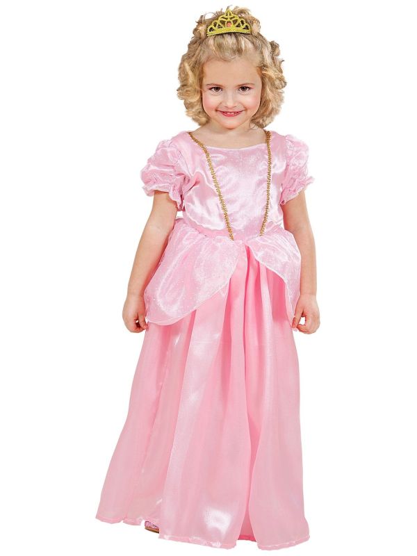 Prinses peach jurkje meisjes