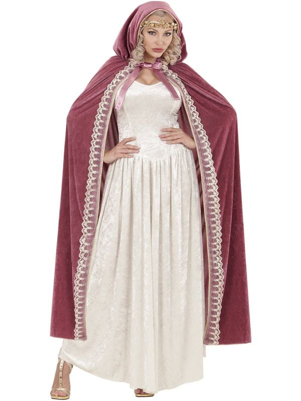 Prinsessen cape roze One-size-volwassenen main product photo