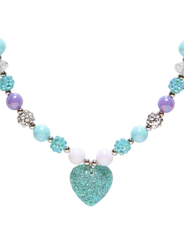 Prinsessen ketting blauw