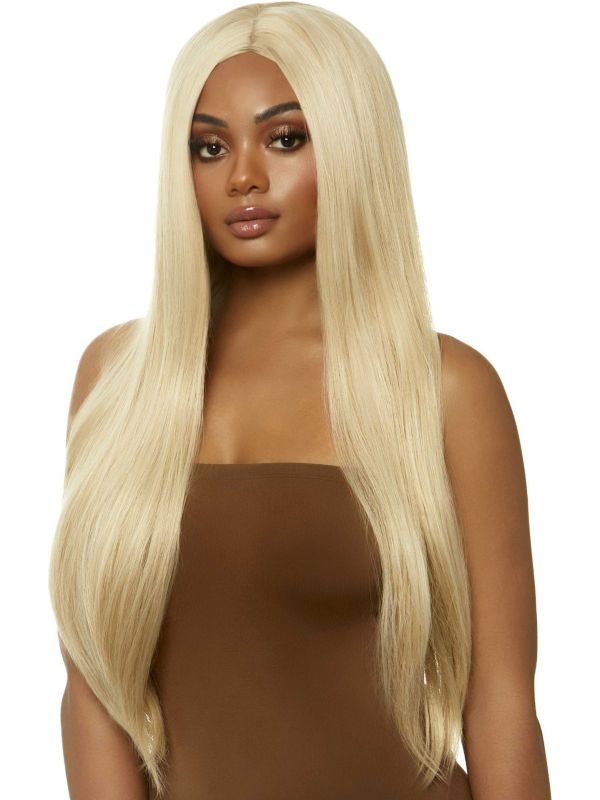 Pruik lang blond Marijn main product photo