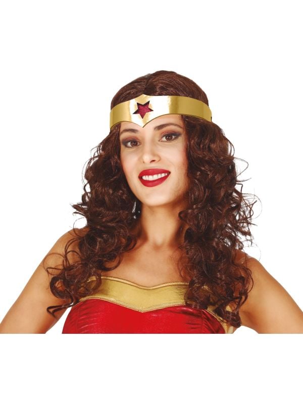 Pruik Superwoman met hoofdband main product photo
