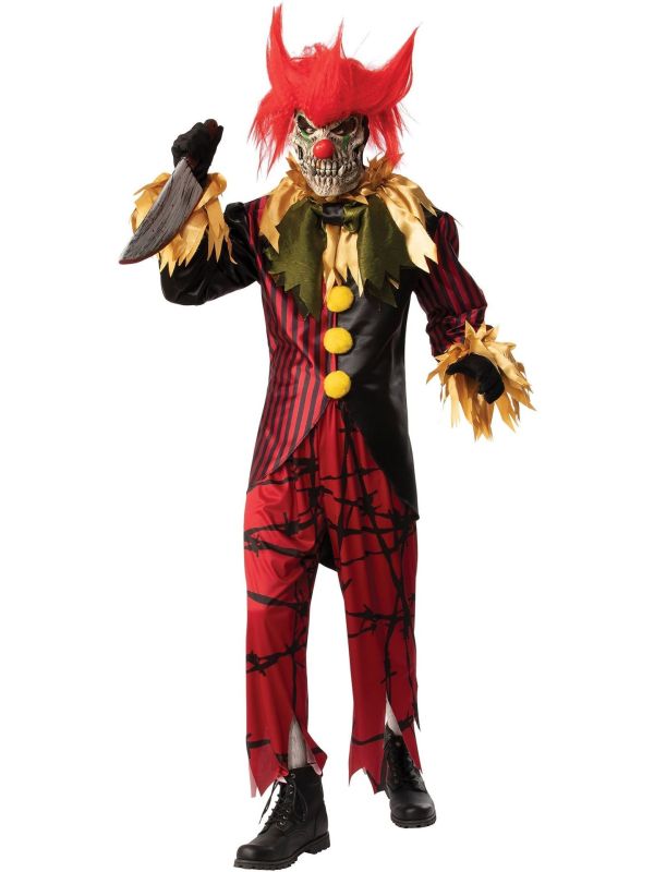 Psycho Killer Clown Heren Kostuum Halloween