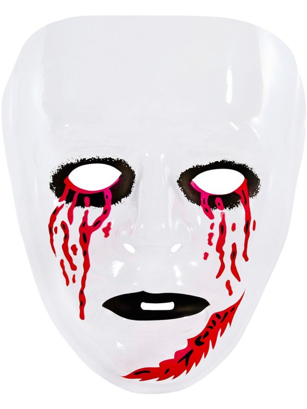 Psychopaten masker met bloedende ogen main product photo