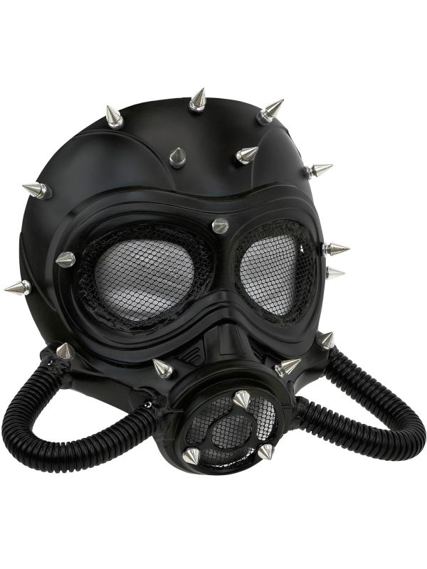 Punk Masker Zwart met Studs