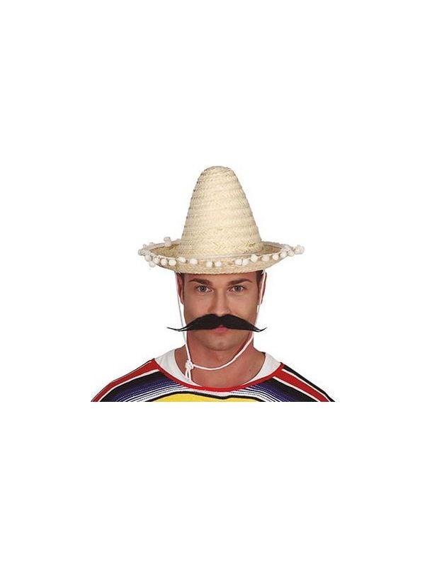 Puntige sombrero beige