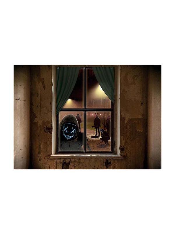 Raamdecoratie The Purge 80 x 120 halloween