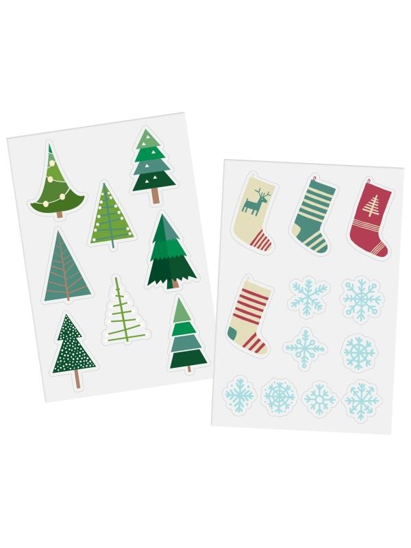 Raamstickers Winterkerst