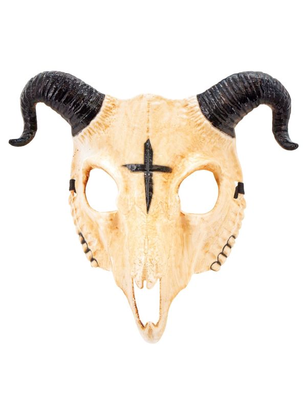 Ram Schedel Masker Halloween Dames Heren