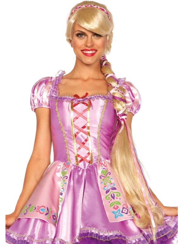 Blonde rapunzel pruik