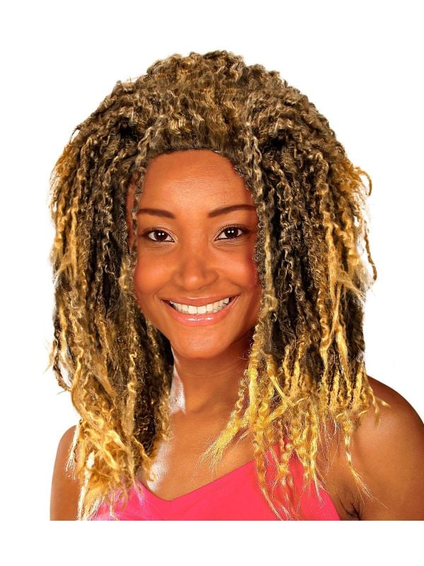Rasta pruik blond