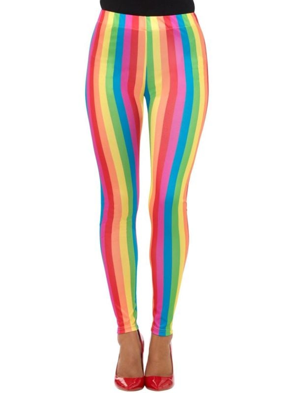 Regenboog clown leggings