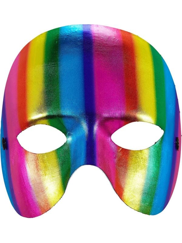 Regenboog masker uniseks