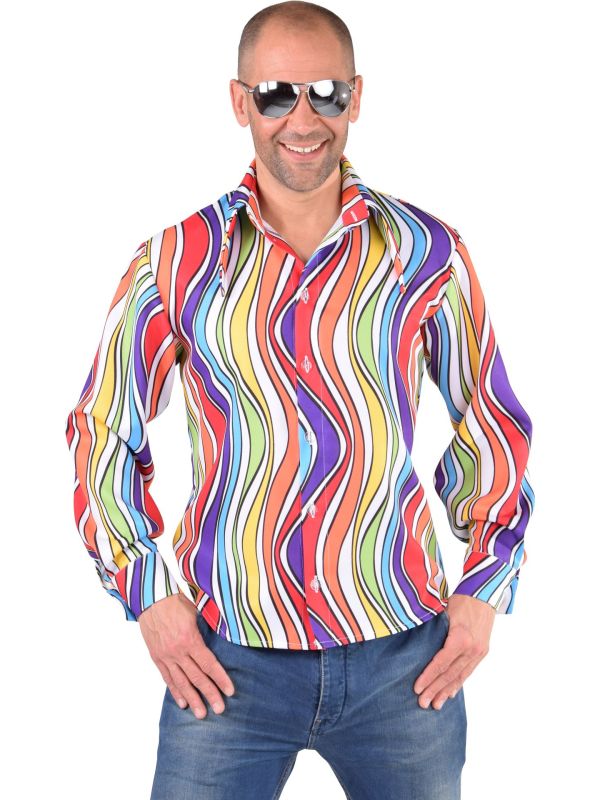 Regenboog overhemd man main product photo