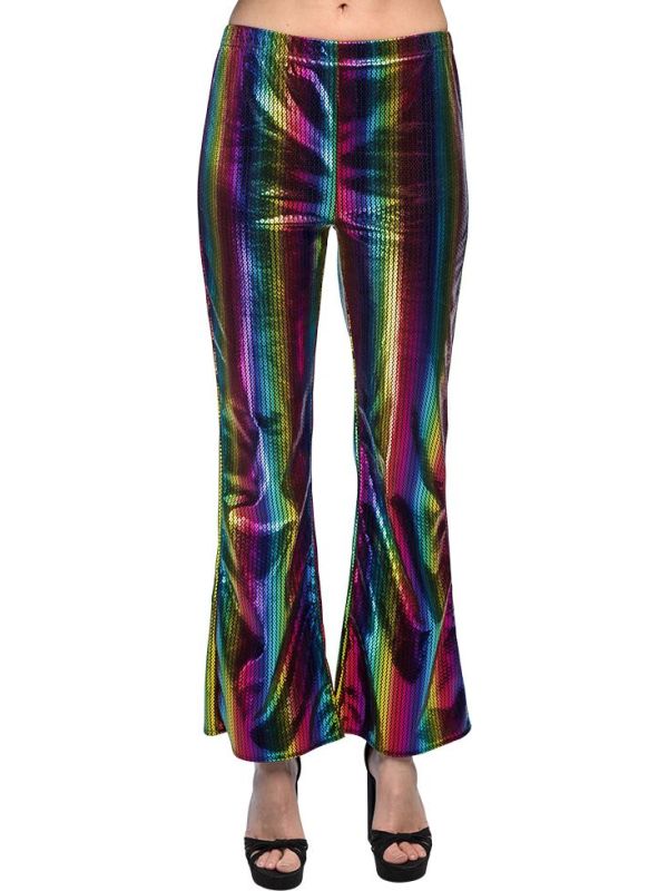 Regenboog Stretch Broek Dames