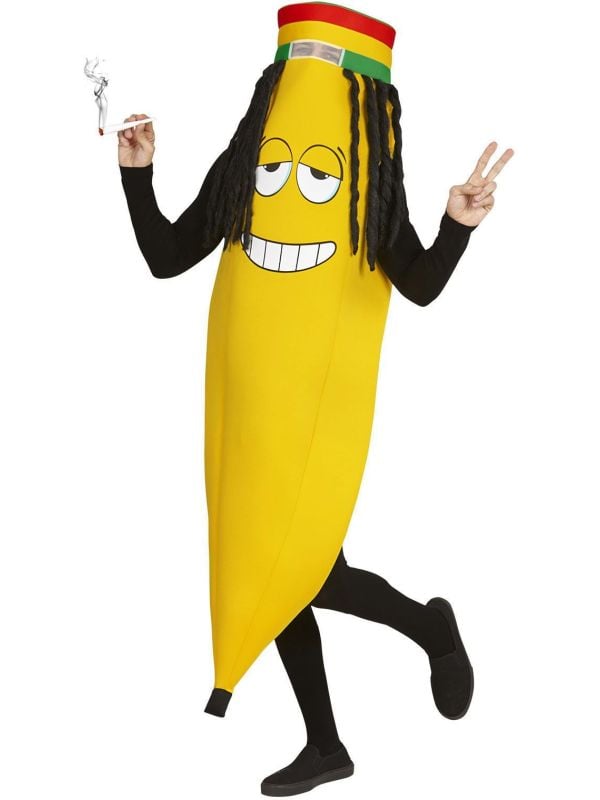 Reggae bananenpak One-size-volwassenen