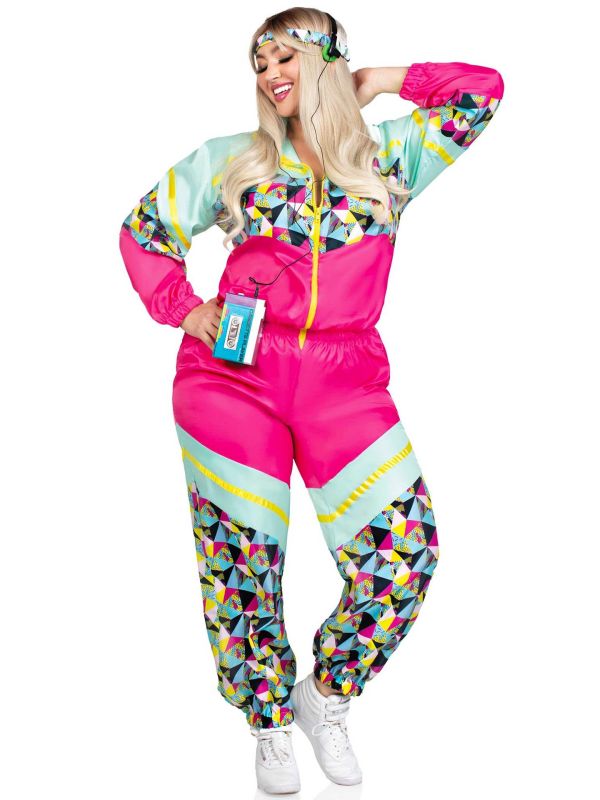 Retro 80s Fout Skipak voor Dames - Plus Size