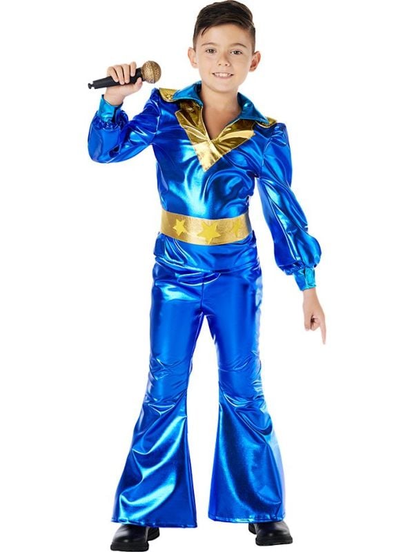 Retro Abba Disco Kostuum Jongens