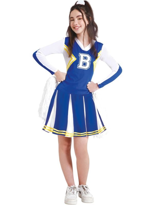 Riverdale Blauwe Cheerleader Outfit Meisjes 14-16 Jaar