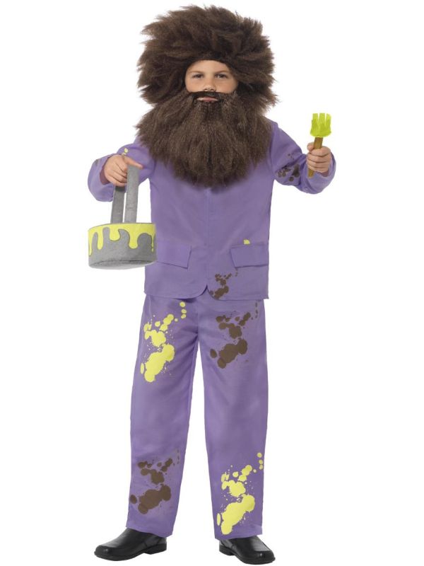Roald Dahl meneer Griezel kostuum paars main product photo
