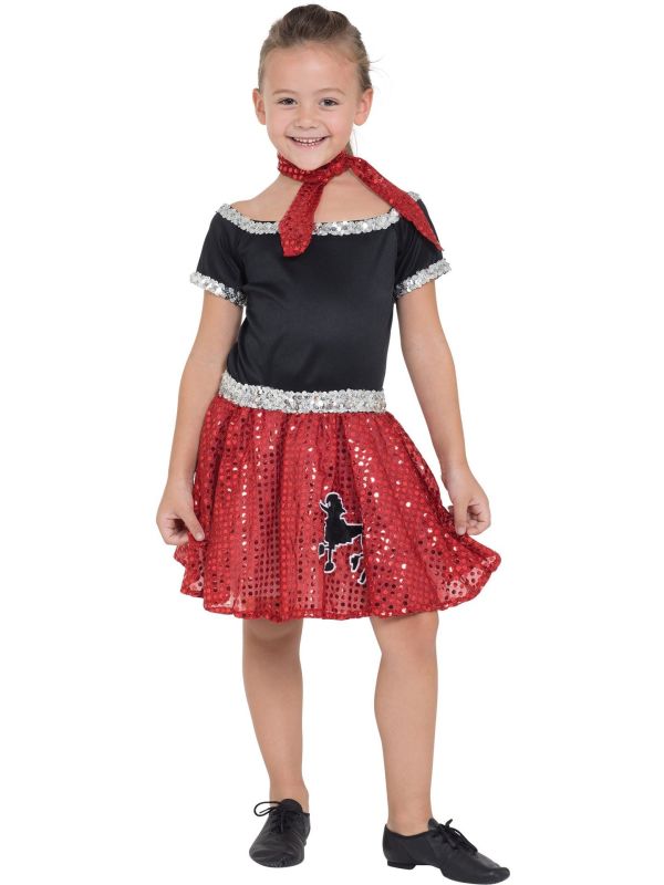 Rock 'N' Roll Jaren 50 Jurk Meisjes