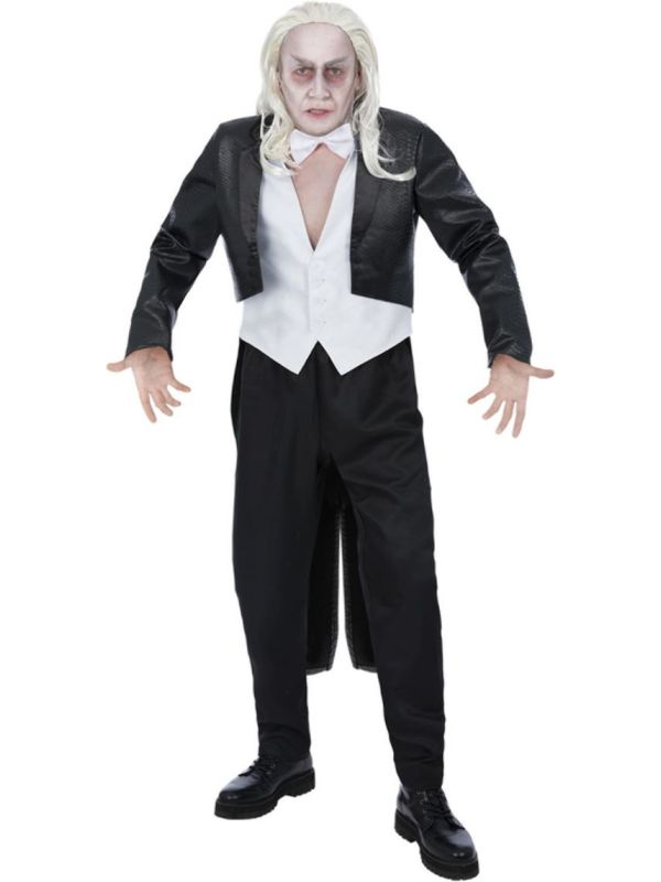 Rocky Horror Show Riff Raff Kostuum Mannen Zwart main product photo