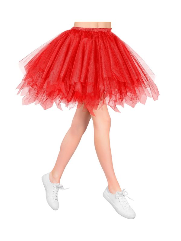 Rode Dames Tutu met Binnenzak