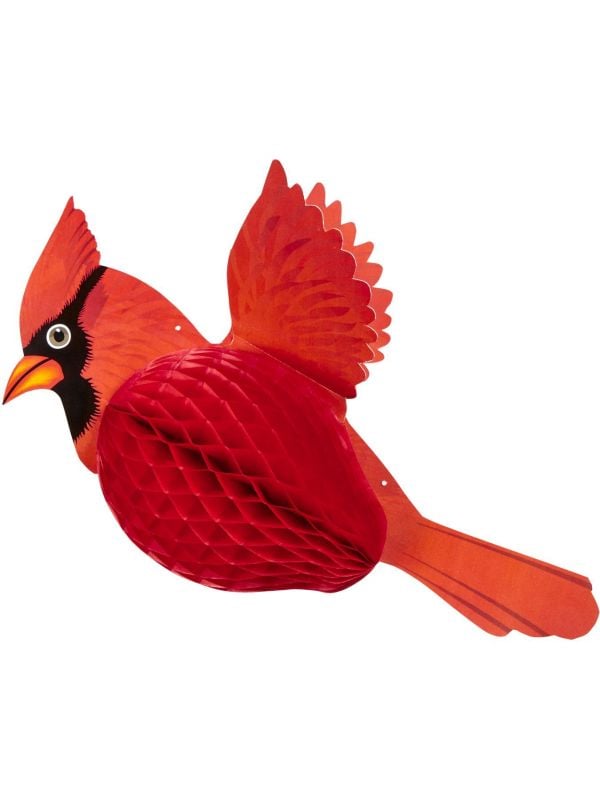 Rode kardinaalvogel honingraat